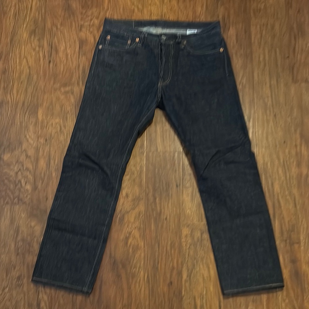 Nudie Jeans Black Straight-Leg Denim Essential